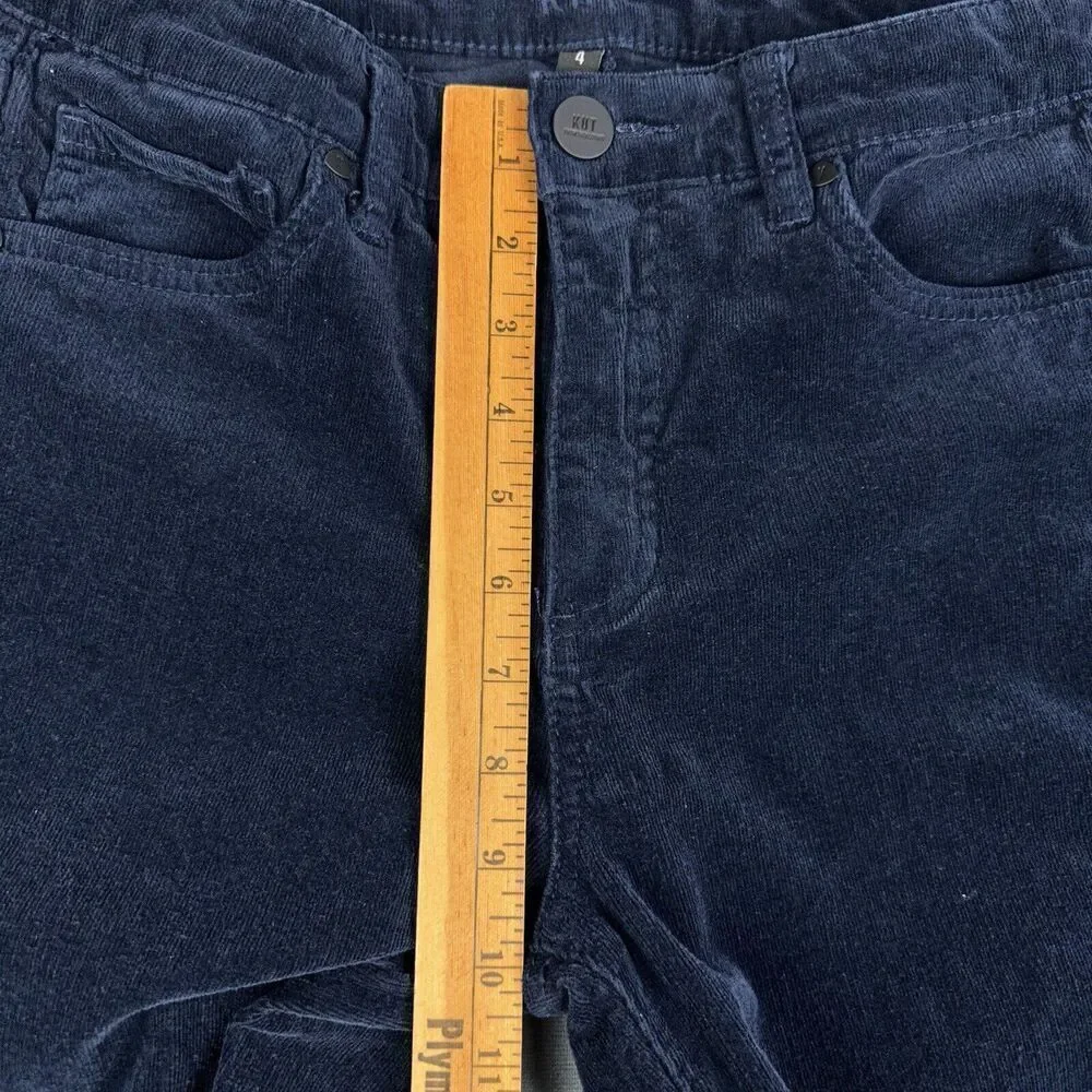Kut From The Kloth KFTK Fab Ab Corduroy Jeans Womens 4 Toothpick Skinny Pants*